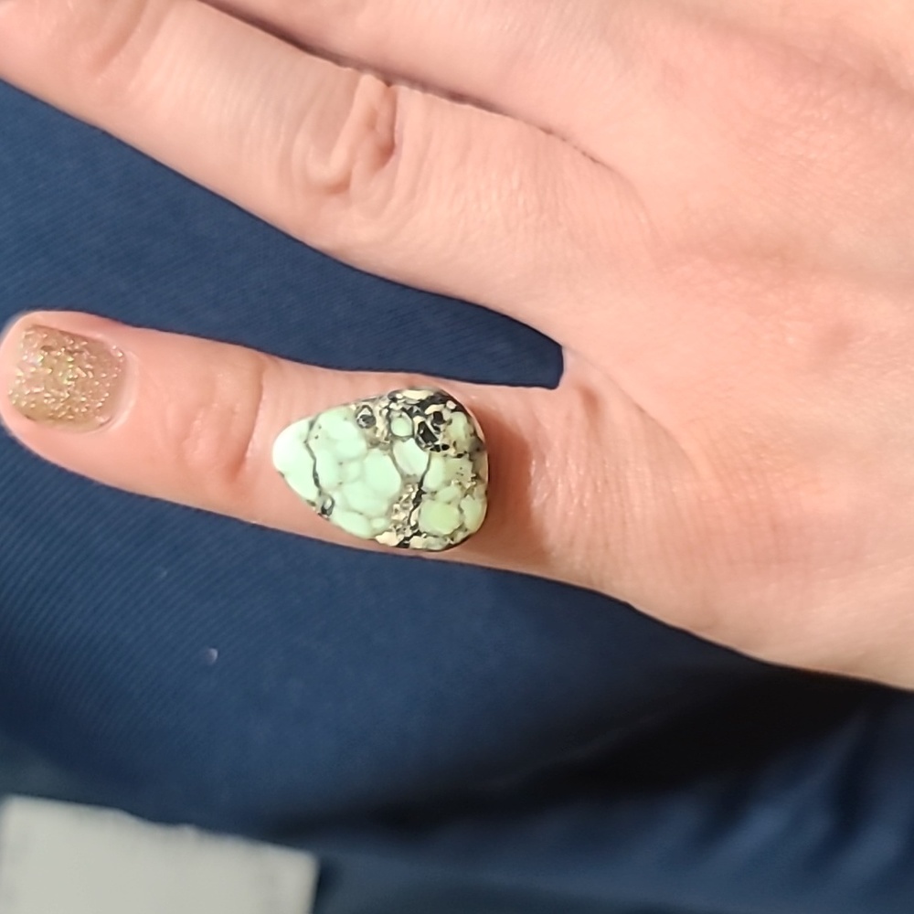 Unbacked 13ct Prince Variscite Cabochon from Nevada 20x13mm